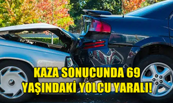 TRAFİKTE DİKKATSİZLİĞİ SONUCUNDA ÖNÜNDE YAVAŞLAYAN ARACA ÇARPTI, 1 YARALI!