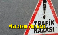 KARPAZ-İSKELE ANA YOLU ÜZERİNDE KORKUTAN KAZA !