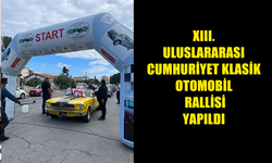 ULUSLARARASI CUMHURİYET KLASİK OTOMOBİL RALLİSİ YAPILDI