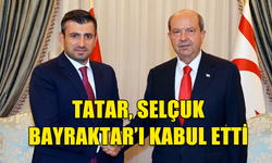 CUMHURBAŞKAN TATAR, TÜRKİYE TEKNOLOJİ TAKIMI MÜTEVELLİ HEYETİ BAŞKANI BAYRAKTAR’I KABUL ETTİ