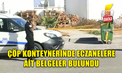 ALAYKÖY SANAYİ’DE BAZI ECZANELERE AİT BELGELER BULUNDU