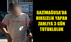 GAZİMAĞUSA'DA EV ARKADAŞLARININ PARASINI VE EŞYASINI ÇALAN ZANLI MAHKEMEYE ÇIKARILDI