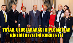 TATAR, ULUSLARARASI DİPLOMATLAR BİRLİĞİ HEYETİNİ KABUL ETTİ