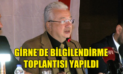 GİRNE'DE, EMLAKÇILAR DERNEĞİ BİLGİLENDİRME TOPLANTISI YAPTI