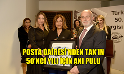 POSTA DAİRESİ’NDEN TAK’IN 50’NCİ YILI İÇİN ANI PULU