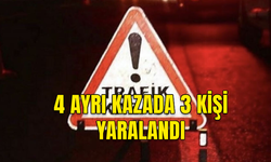 LEFKOŞA’DA VE GAZİMAĞUSA’DA 4 AYRI KAZA MEYDANA GELDİ