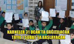 İLK VE ORTA EĞİTİMDE YARIYIL TATİLİ 1 ŞUBAT'TA BAŞLAYACAK