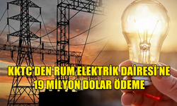 RUM ELEKTRİK KURUMU, 2023’TE KKTC’YE SAĞLADIĞI ELEKTRİK KARŞILIĞINDA 19 MİLYON DOLAR ÖDEME ALDI