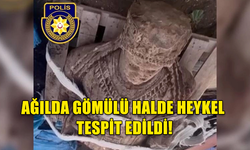 AĞILDA GÖMÜLÜ HALDE HEYKEL TESPİT EDİLDİ! 2 TUTUKLU...