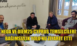 NEDA ve DİEM25 Cyprus temsilcileri Bağımsızlık Yolu’nu ziyaret etti
