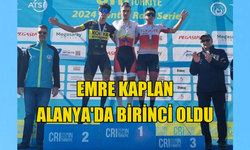 Emre Kaplan Alanya'da birinci oldu