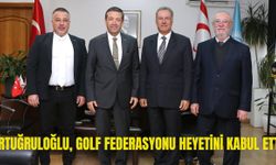 Ertuğruloğlu, Golf Federasyonu heyetini kabul etti