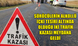 Girne-Tatlısu Anayolu'nda ve Lefkoşa'da sürücülerin alkollü içki tesiri altında olduğu iki trafik kazası meydana geldi