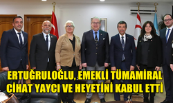 Bakan Ertuğruloğlu, Emekli Tümamiral Cihat Yaycı ve heyetini kabul etti