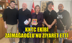Kosova'da Geleneksel Halk Şarkıları Festivali’ne katılan KKTC ekibi Zaimağaoğlu’nu ziyaret etti