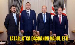 Cumhurbaşkanı Tatar, CTCA Başkanını kabul etti