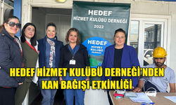 Hedef Hizmet Kulübü Derneği Gazimağusa Tersanesi'nde kan bağışı etkinliği düzenledi