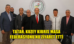 Cumhurbaşkanı Tatar: Türkiye Masa Tenisi Federasyonu’nun desteği, ülke tanıtımına katkıda bulunacak