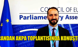 Candan AKPA toplantısında konuştu