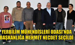 Yerbilim Mühendisleri Odası'nda başkanlığa Mehmet Necdet seçildi