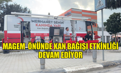 MAGEM önünde kan bağışı etkinliği devam ediyor