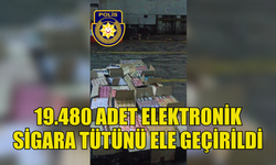 Gazimağusa'da 19.480 adet elektronik sigara ele geçirildi