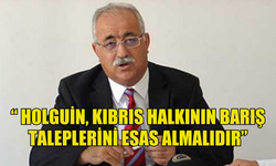 İzzet İzcan: “BM temsilcisi Holguin, Kıbrıs halkının barış taleplerini esas almalıdır”