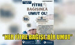 Kemal Saraçoğlu Lösemili Çocuklar ve Kanserle Savaş Vakfı'ndan fitre bağışı çağrısı