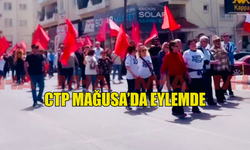 CTP Mağusa'da eylem amaçlı sokağa indi