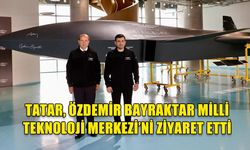 Cumhurbaşkanı Tatar, Özdemir Bayraktar Milli Teknoloji Merkezi’ni ziyaret etti