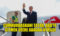Cumhurbaşkanı Tatar, ABD’ye gitmek üzere adadan ayrıldı