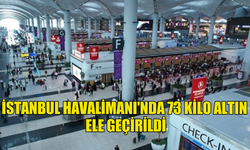 İSTANBUL HAVALİMANI'NDA 73 KİLO ALTIN  ELE GEÇİRİLDİ