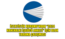 İSTATİSTİK KURUMU'NDAN “2024 HANEHALKI İŞGÜCÜ ANKETİ” İÇİN BLOK TARAMA ÇALIŞMASI