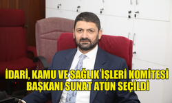 İDARİ, KAMU VE SAĞLIK İŞLERİ KOMİTESİ  BAŞKANI SUNAT ATUN SEÇİLDİ