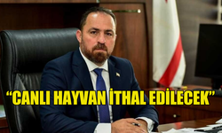 BAKAN ÇAVUŞ: “CANLI HAYVAN İTHAL EDİLECEK”