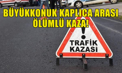 BÜYÜKKONUK KAPLICA ARASINDA ÖLÜMLÜ TRAFİK KAZASI MEYDANA GELDİ!