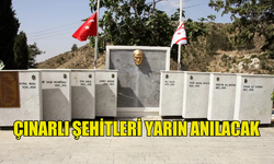 ÇINARLI ŞEHİTLERİ YARIN ANILACAK