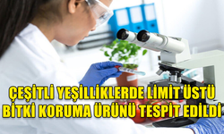 YERLİ DOMATES, ÇARLİ BİBER VE DOLMALIK BİBER İLE İTHAL ÇARLİ BİBER VE GOLDEN ELMADA LİMİT ÜSTÜ BİTKİ KORUMA ÜRÜNÜ...