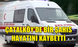 ÇATALKÖY'DE BİR ŞAHIS HAYATINI KAYBETTİ