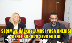 SEÇİM VE HALKOYLAMASI YASA ÖNERİSİ GENEL KURUL’A SEVK EDİLDİ