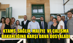 KTAMS, SAĞLIK BAKANLIĞI, MALİYE BAKANLIĞI VE ÇALIŞMA BAKANLIĞINA KARŞI DAVA DOSYALADI