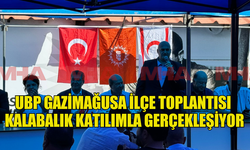 UBP GAZİMAĞUSA İLÇE TOPLANTISI KALABALIK KATILIMLA GERÇEKLEŞİYOR