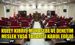 KUZEY KIBRIS MUHASEBE VE DENETİM MESLEK YASA TASARISI OY BİRLİĞİYLE KABUL EDİLDİ