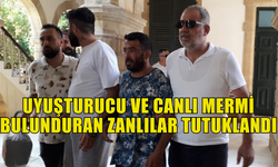 LEFKOŞA'DA UYUŞTURUCU VE CANLI MERMİ BULUNDURAN ZANLILAR TUTUKLANDI