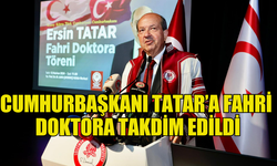 CUMHURBAŞKANI TATAR’A, SÜLEYMAN DEMİREL ÜNİVERSİTESİ’NDE FAHRİ DOKTORA TAKDİM EDİLDİ