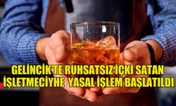 GELİNCİK’TE RUHSATSIZ İÇKİ SATAN  İŞLETMECİYHE  YASAL İŞLEM BAŞLATILDI