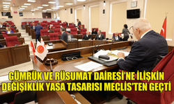 GÜMRÜK VE RÜSUMAT DAİRESİ’NE İLİŞKİN DEĞİŞİKLİK YASA TASARISI MECLİS'TEN GEÇTİ