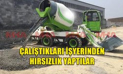 GAZİMAĞUSA’DA ÇALIŞTIKLARI İŞYERLERİNE AİT 55 METREKÜP BETONU ÇALIP SATARAK 152 BİN TL TEMİN ETTİLER