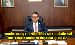 MALİYE BAKANI DR. BEROVA, ‘20 TEMMUZ BARIŞ VE ÖZGÜRLÜK BAYRAMI’NIN 50. YIL DÖNÜMÜNDE MESAJ YAYIMLADI