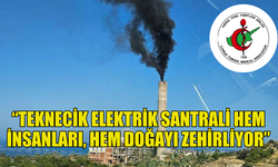 KTTB GENEL SEKRETERİ DALKAN: “TEKNECİK ELEKTRİK SANTRALİ HEM İNSANLARI, HEM DOĞAYI ZEHİRLİYOR”